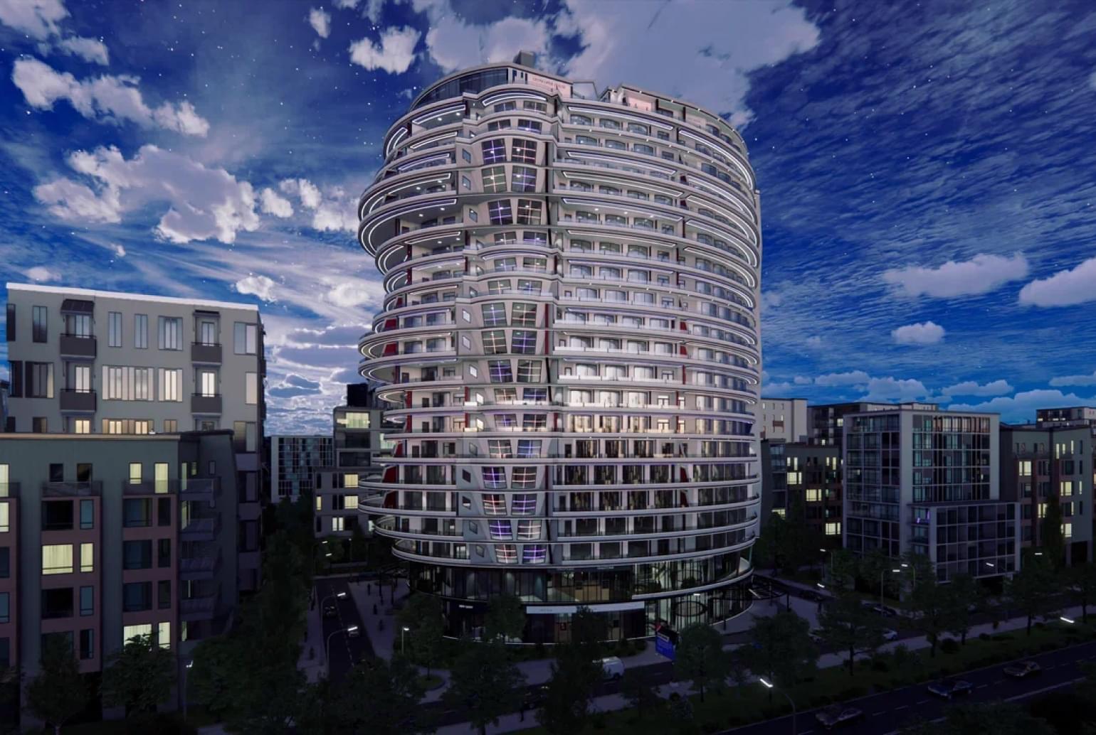 Проект МЖК “Geoscoper house” в стиле NEO DECONSTRUCTIVISM